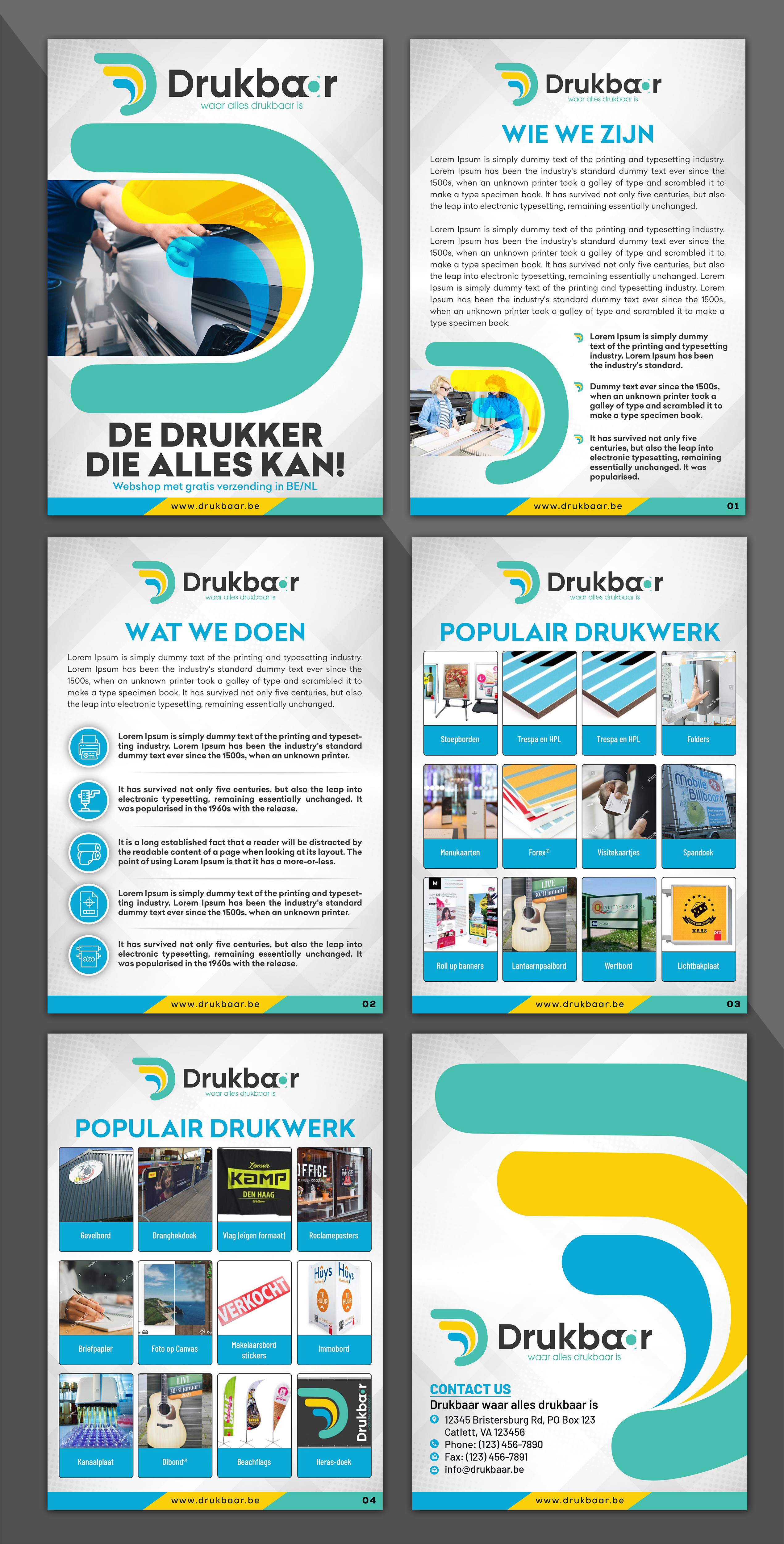 Brochure Design by SAI DESIGNS for Truckstop 26Bis BV | Design #27963281