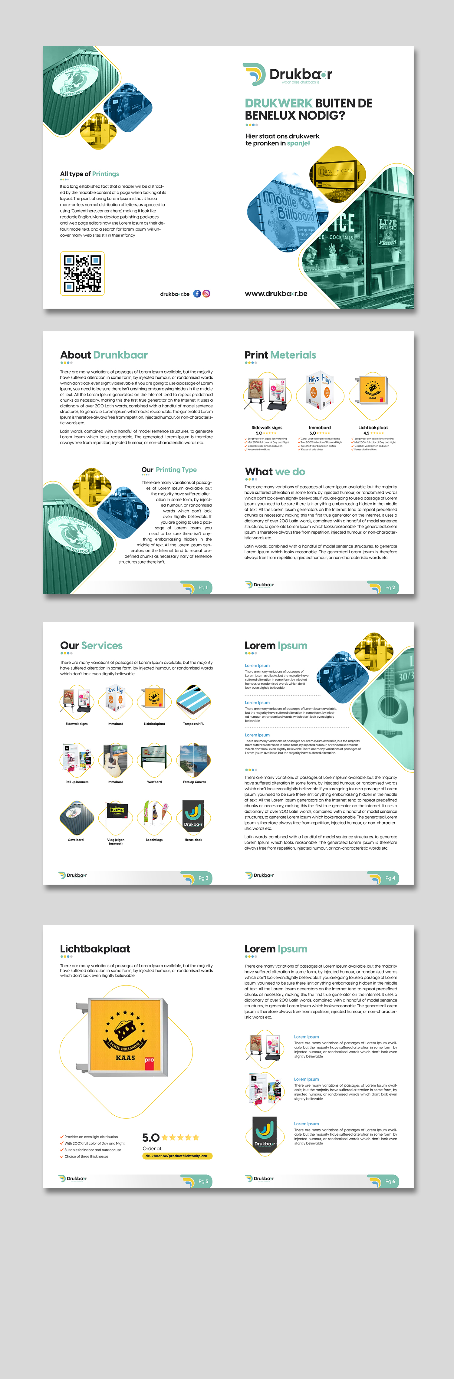 Brochure Design by ZeneFashions for Truckstop 26Bis BV | Design #27938625