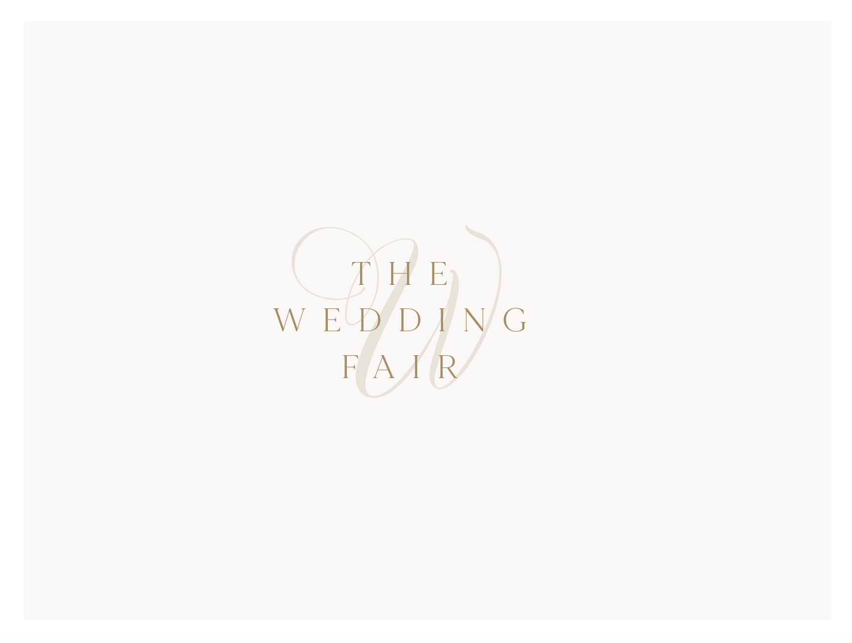 Logo Design by wonderland for The Wedding Fair | Design #27940402