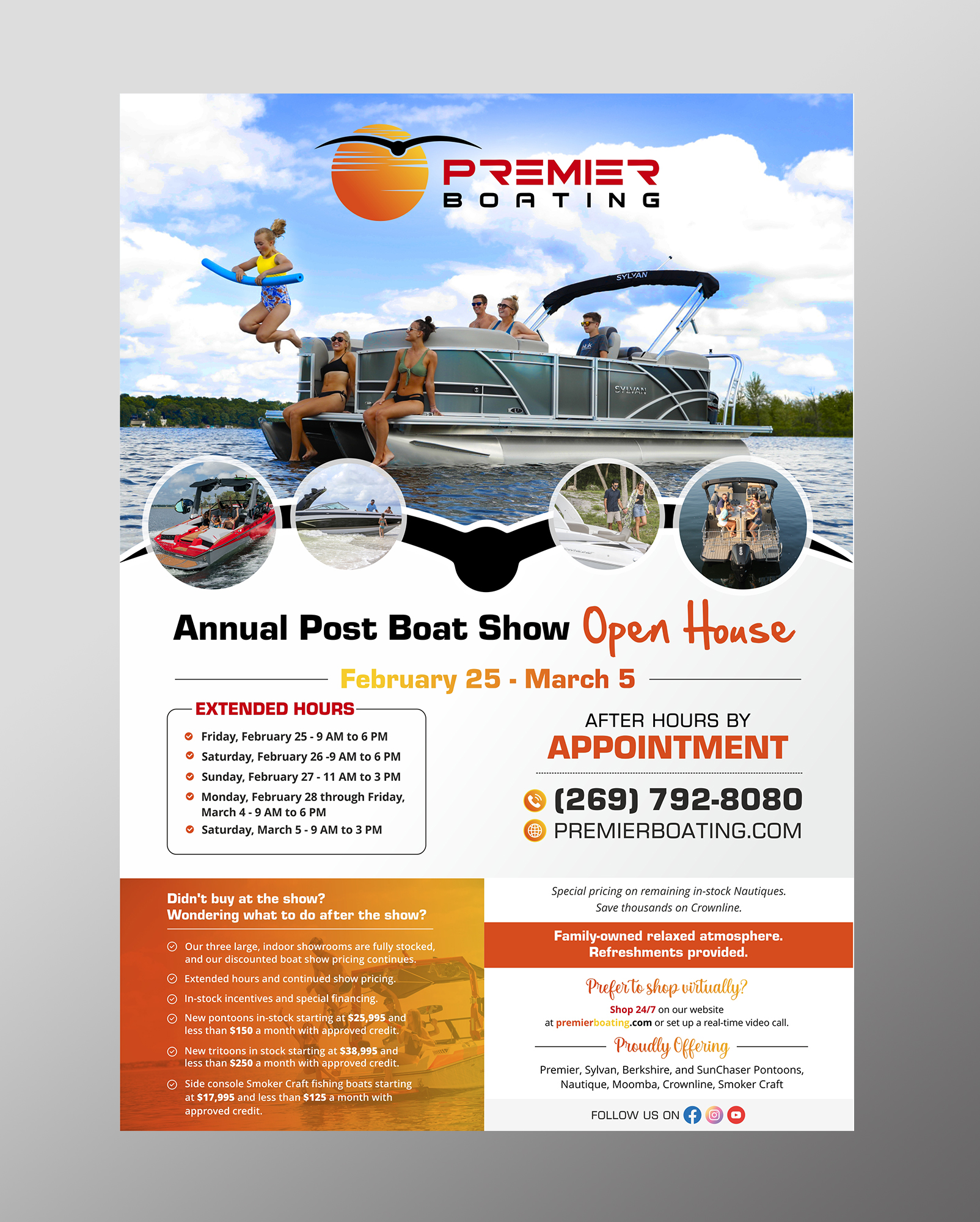 Flyer Design by KreativeMadz for Premier Boating | Design #27933317