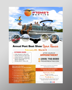 Flyer-Design von KreativeMadz für Premier Boating | Design: #27933317