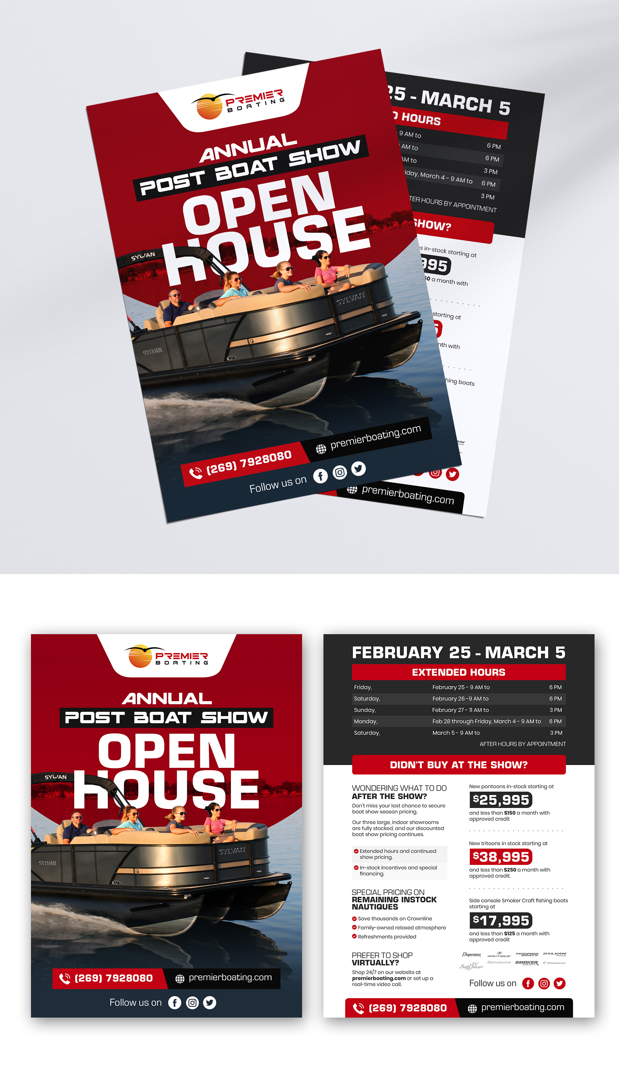 Flyer Design by debdesign for Premier Boating | Design #27933017