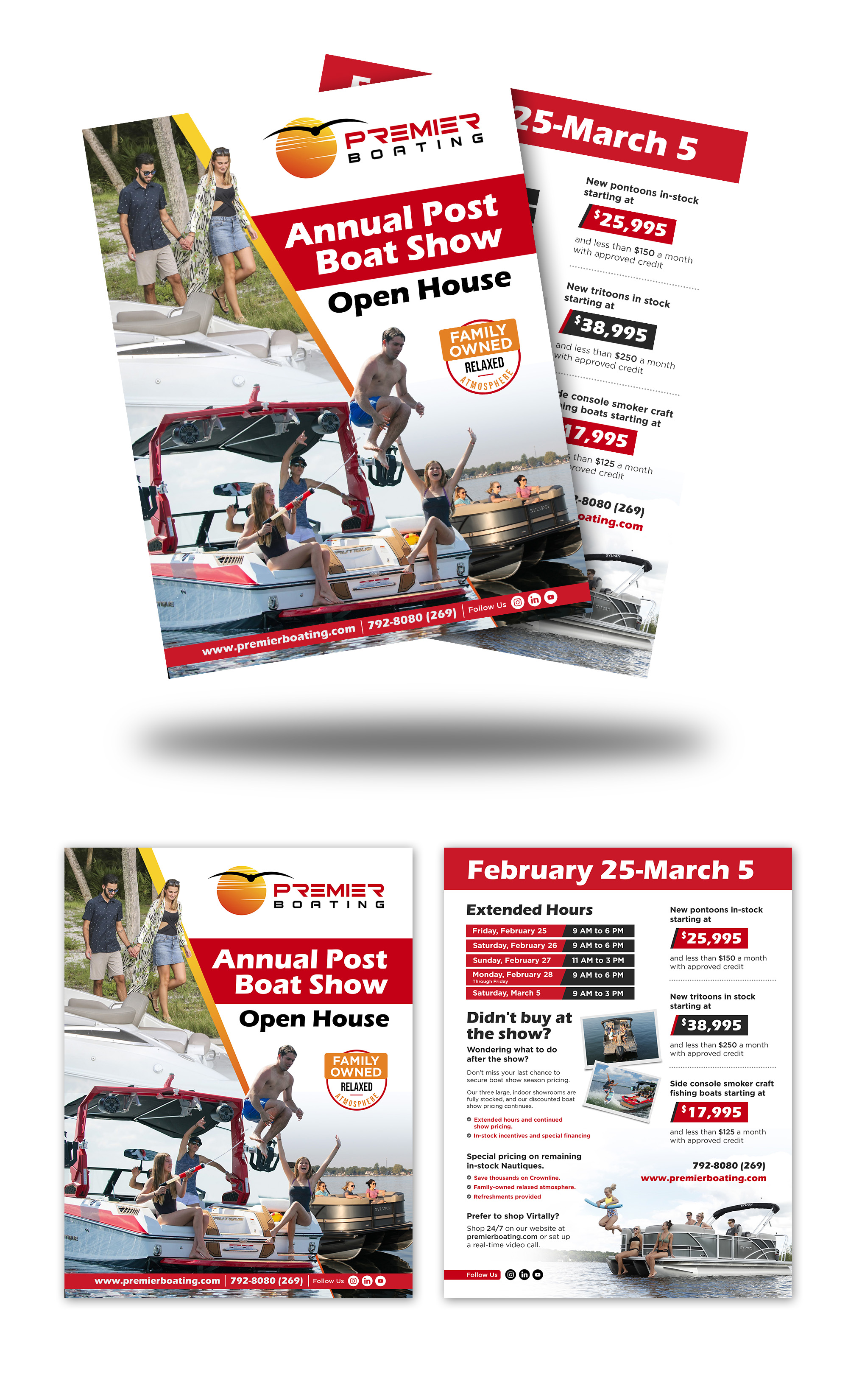 Flyer Design by debdesign for Premier Boating | Design #27937206