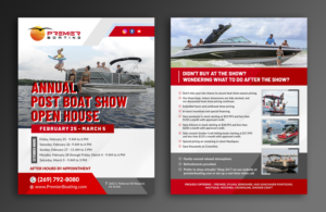 Flyer-Design von ecorokerz für Premier Boating | Design: #27933453
