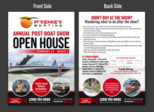 Flyer-Design von SAI DESIGNS für Premier Boating | Design: #27935535