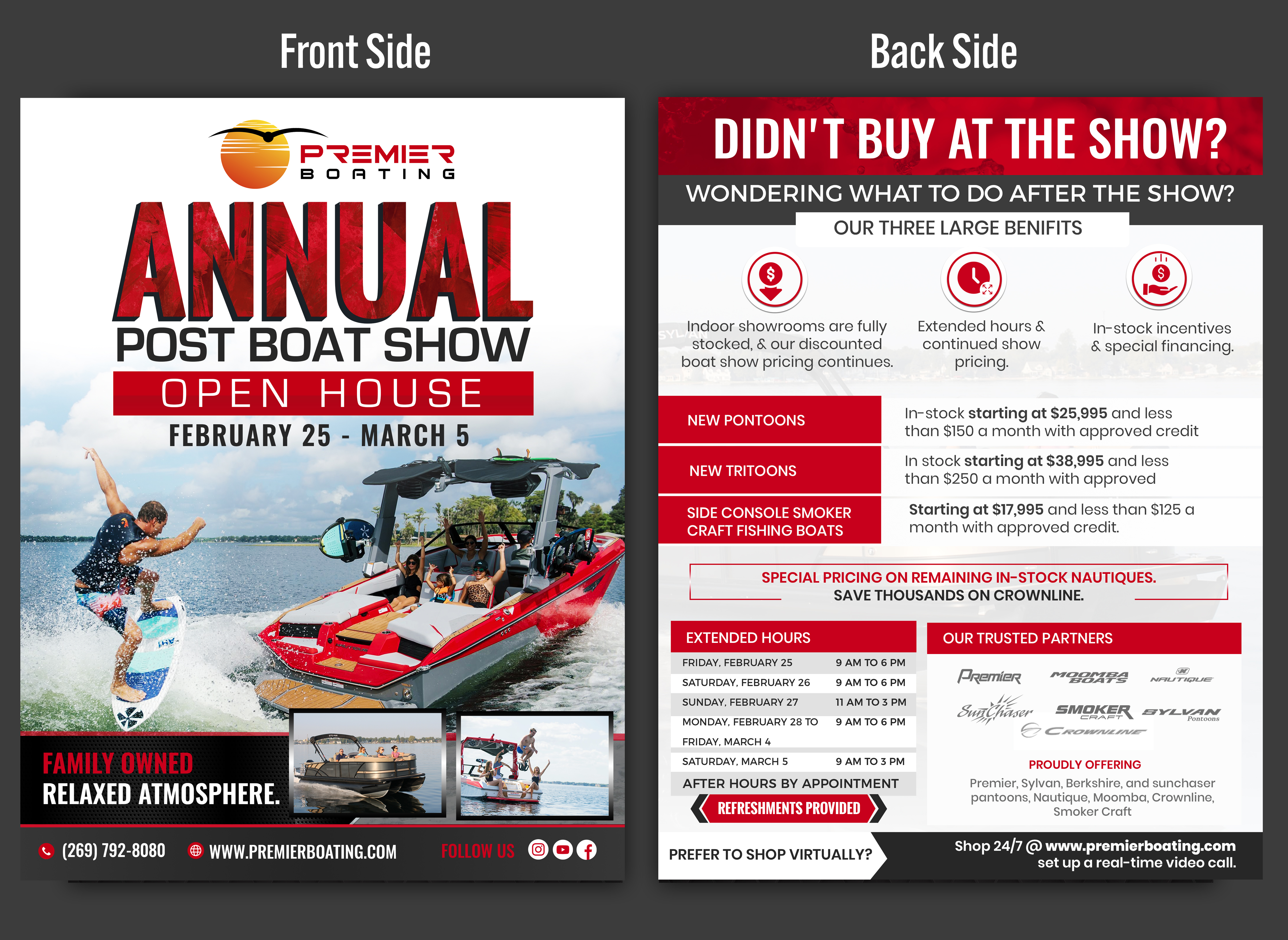 Flyer-Design von SAI DESIGNS für Premier Boating | Design #27940736