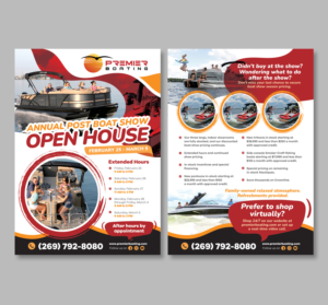 Flyer-Design von Dzhafir für Premier Boating | Design: #27933251