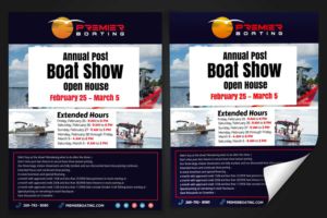 Flyer Design by CreativeFeather for Premier Boating | Design: #27935711