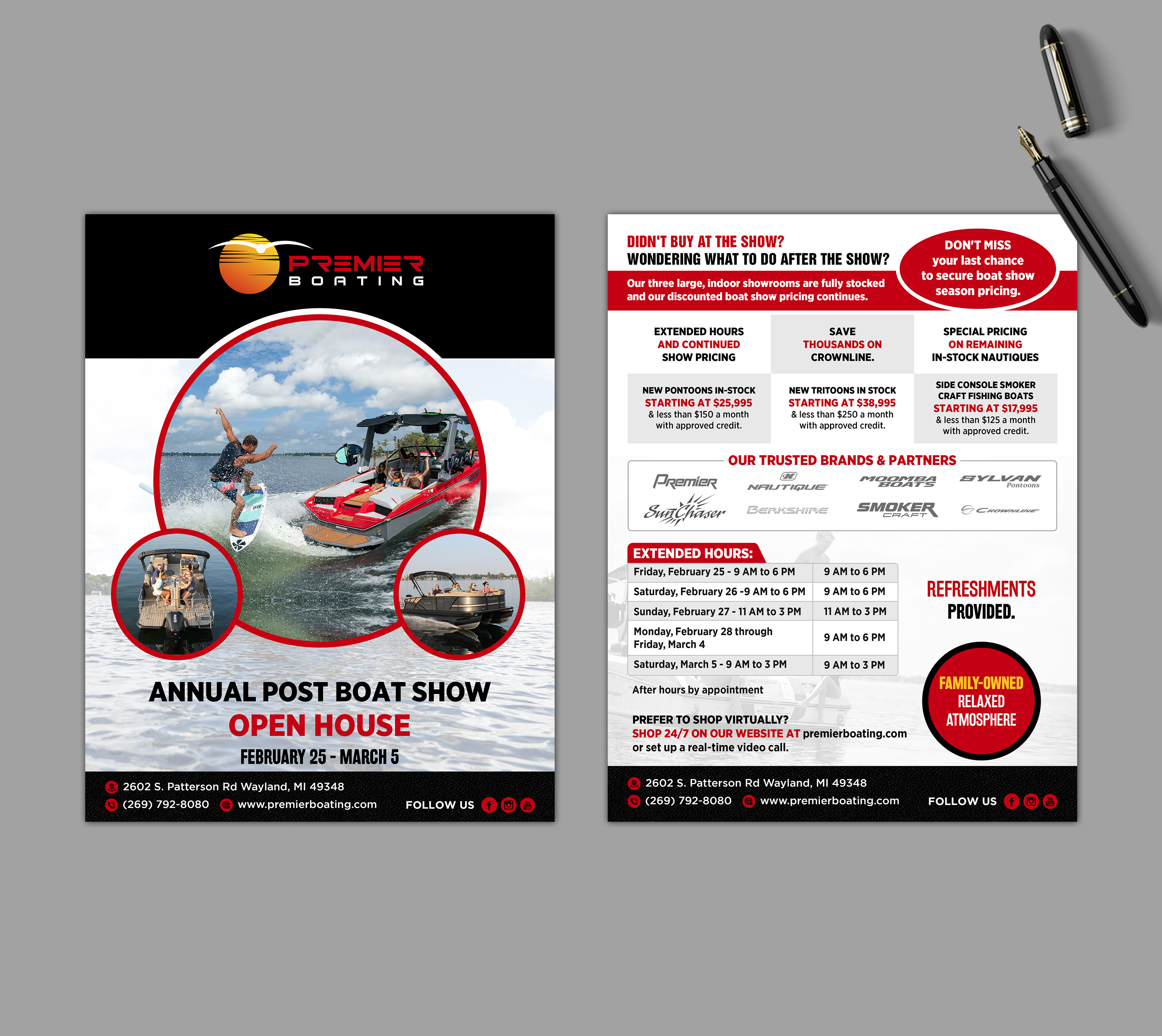Flyer-Design von GraphicsGuru für Premier Boating | Design #27935568