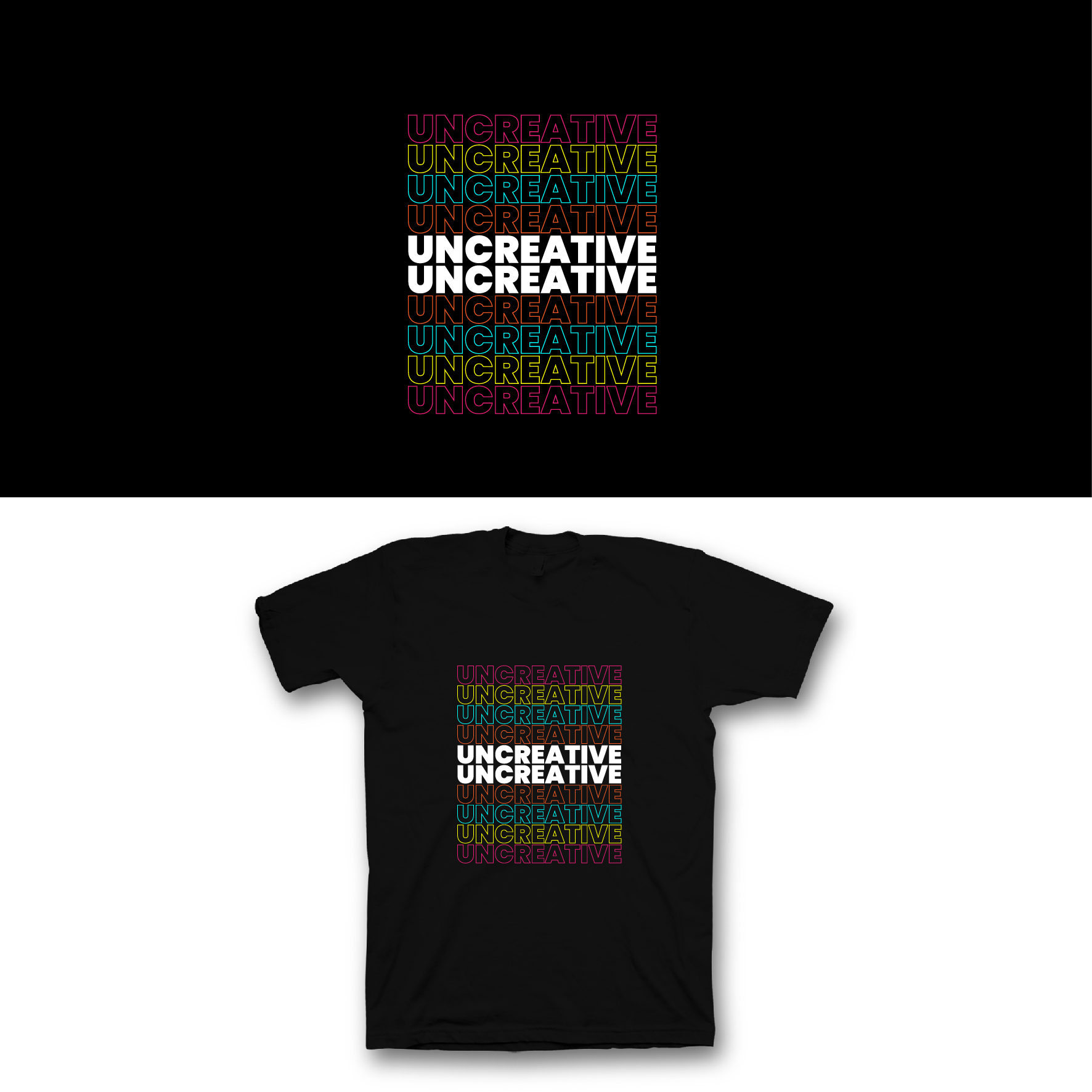 T-shirt Design by saka.aleksandar for UNCREATIVE | Design #27936080