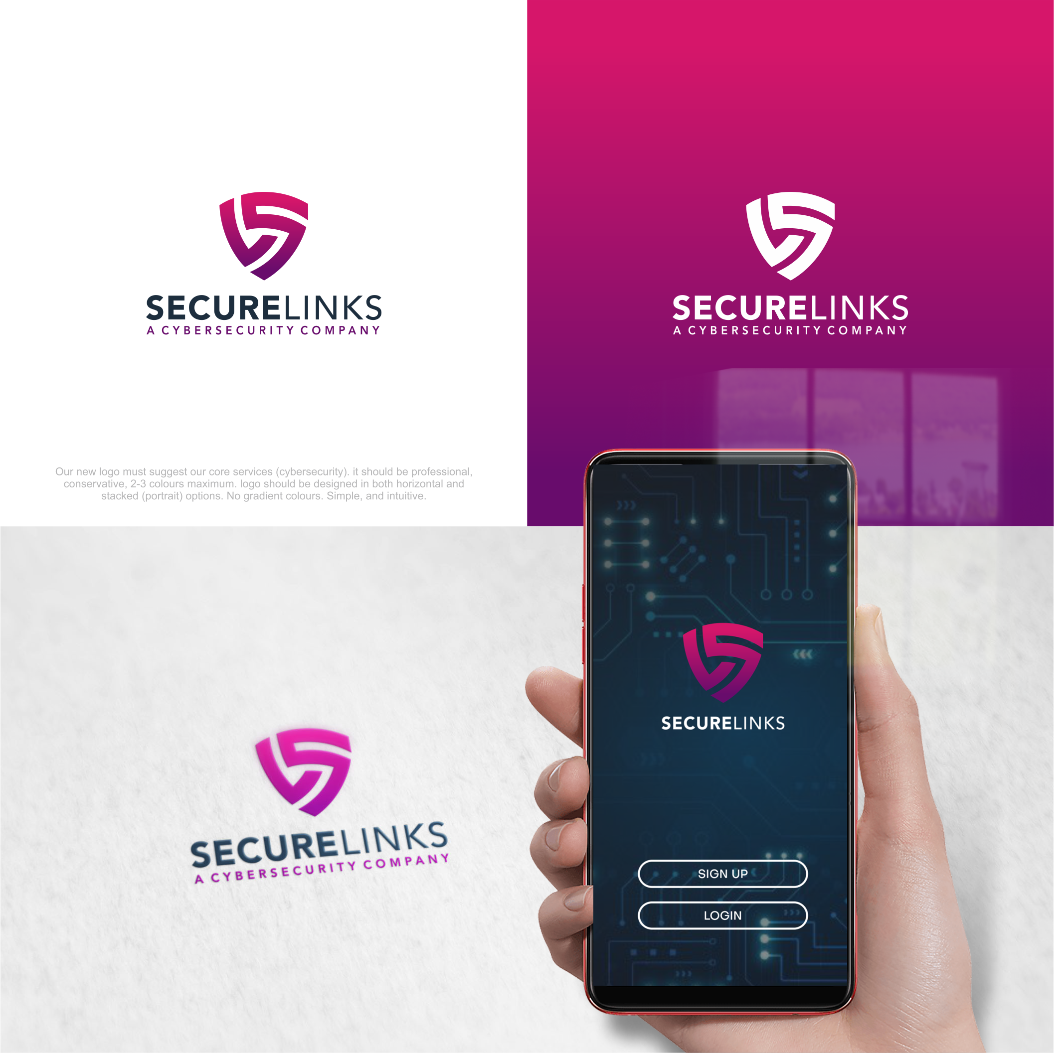 Diseño de Logo por achil78 para Secure Links | Diseño #28028007