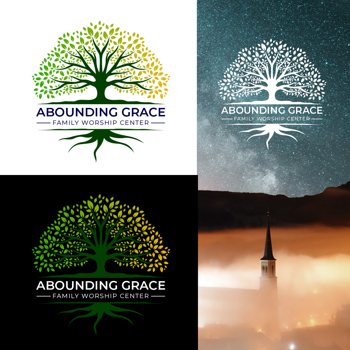 Logo Design by Shey93 for Abounding Grace Family Worship Center | Design #27945119