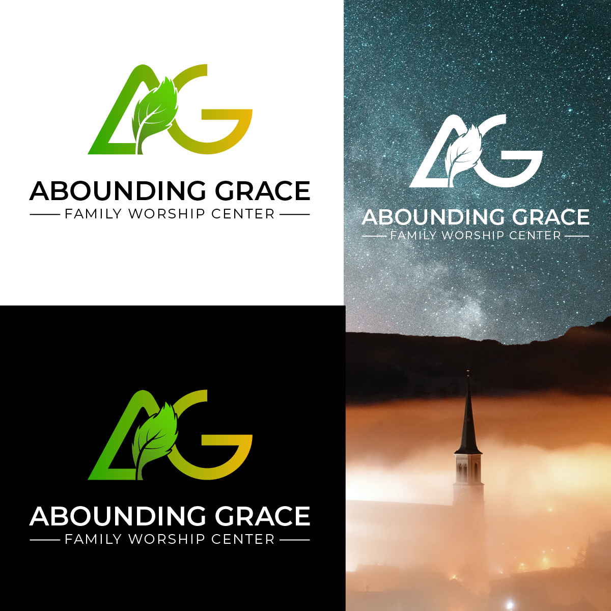 Logo Design by Shey93 for Abounding Grace Family Worship Center | Design #27968164