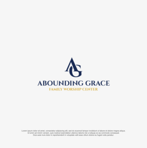 Logo-Design von R!CKY für Abounding Grace Family Worship Center | Design #27962659