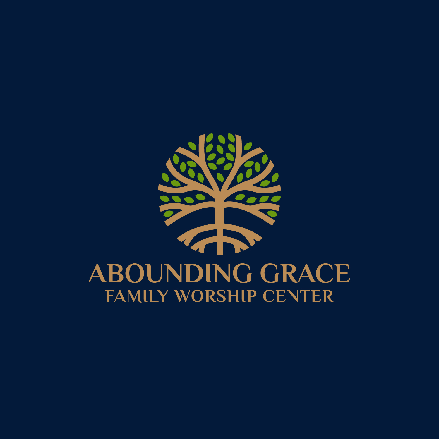 Logo Design by Dream Logo Design for Abounding Grace Family Worship Center | Design #27940186