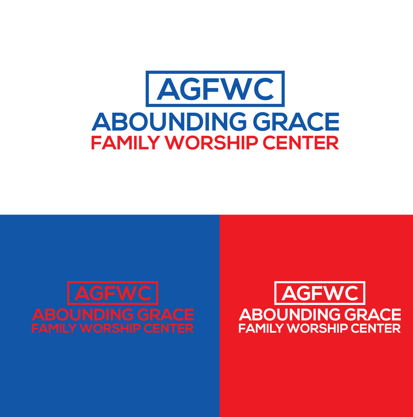 Logo-Design von www.info.hajerabegum für Abounding Grace Family Worship Center | Design #27946883