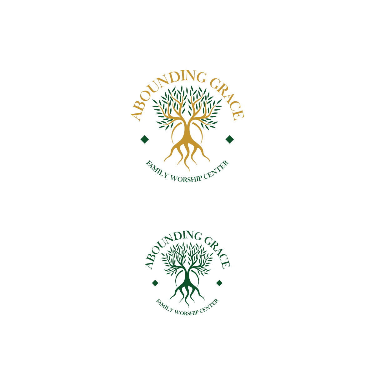 Logo Design by brand maker for Abounding Grace Family Worship Center | Design #27941166