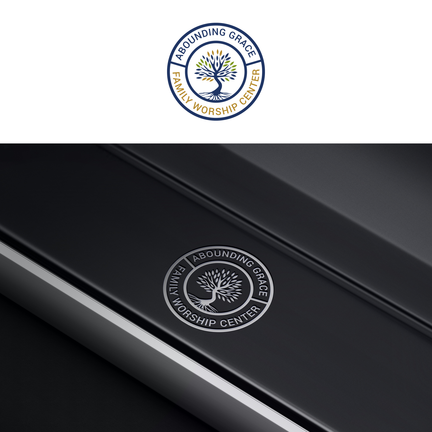 Logo Design by Maxo-Biz for Abounding Grace Family Worship Center | Design #27945031