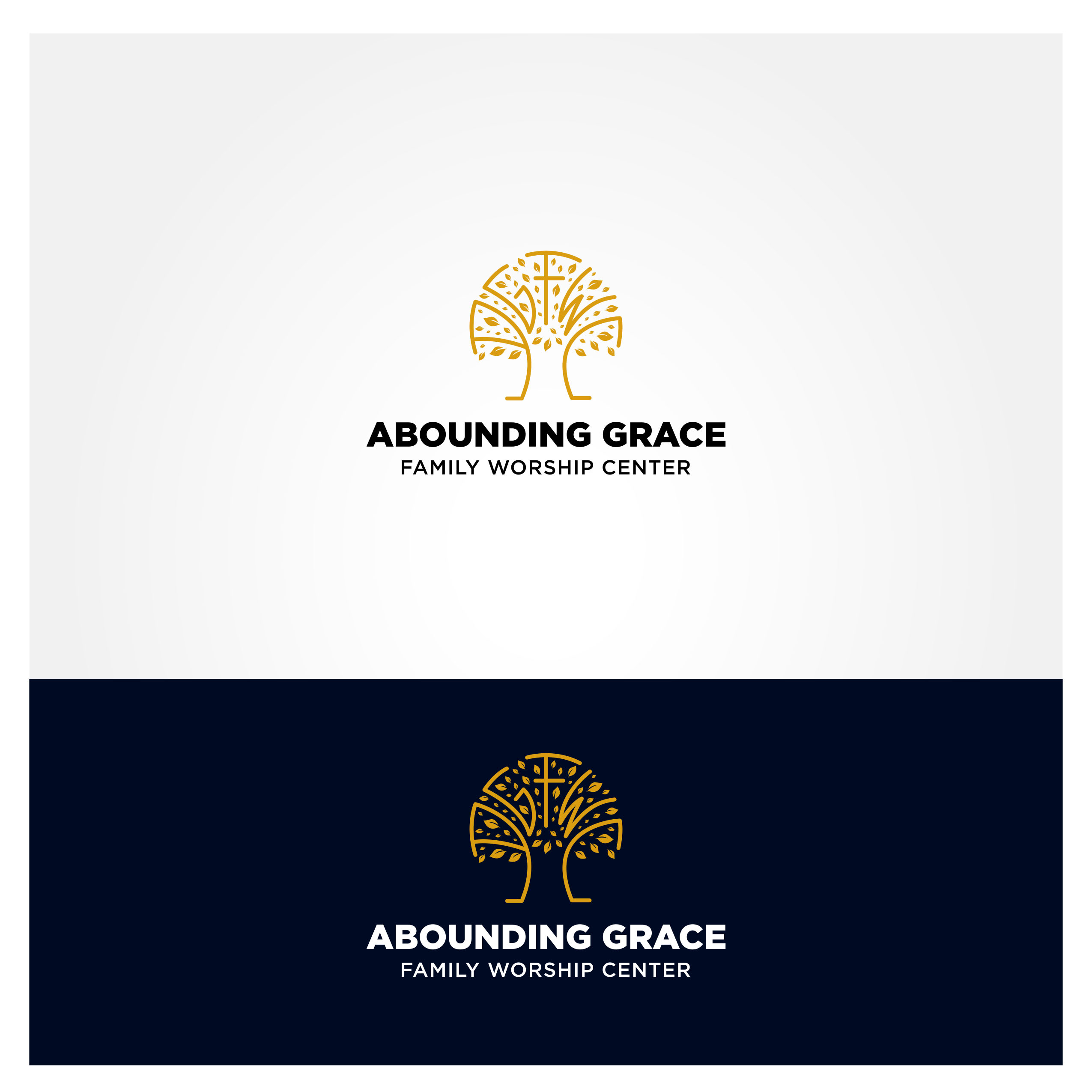 Logo Design by JWTL for Abounding Grace Family Worship Center | Design #27949127