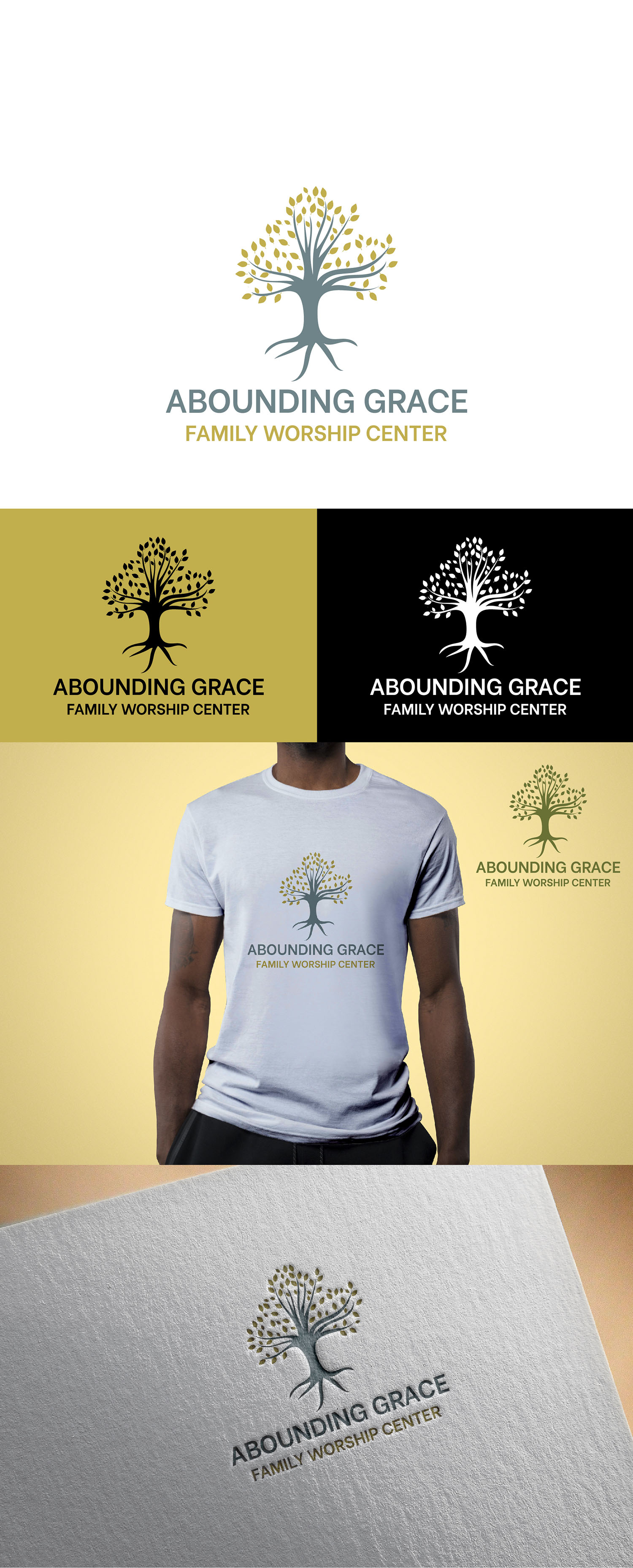 Design de Logo par vidarshana 2 pour Abounding Grace Family Worship Center | Design #27938118