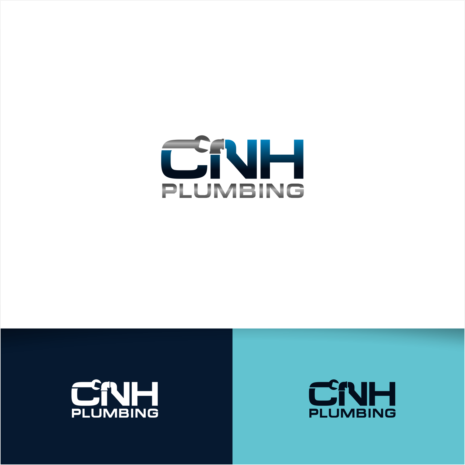 Logo Design by Arham Hidayat for CNH Plumbing Pty Ltd | Design #27950678