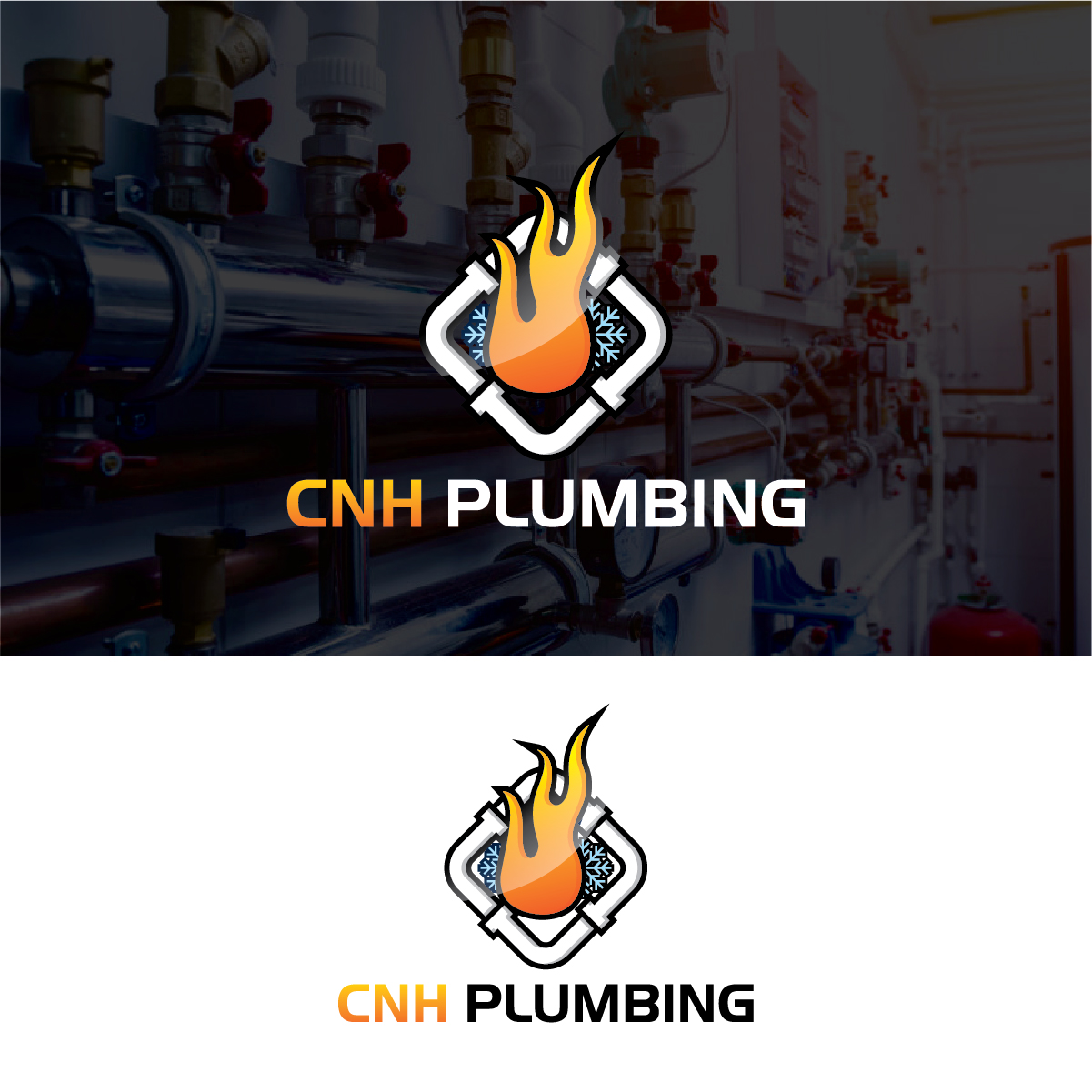 Logo Design by Deziners Zone for CNH Plumbing Pty Ltd | Design #27963655