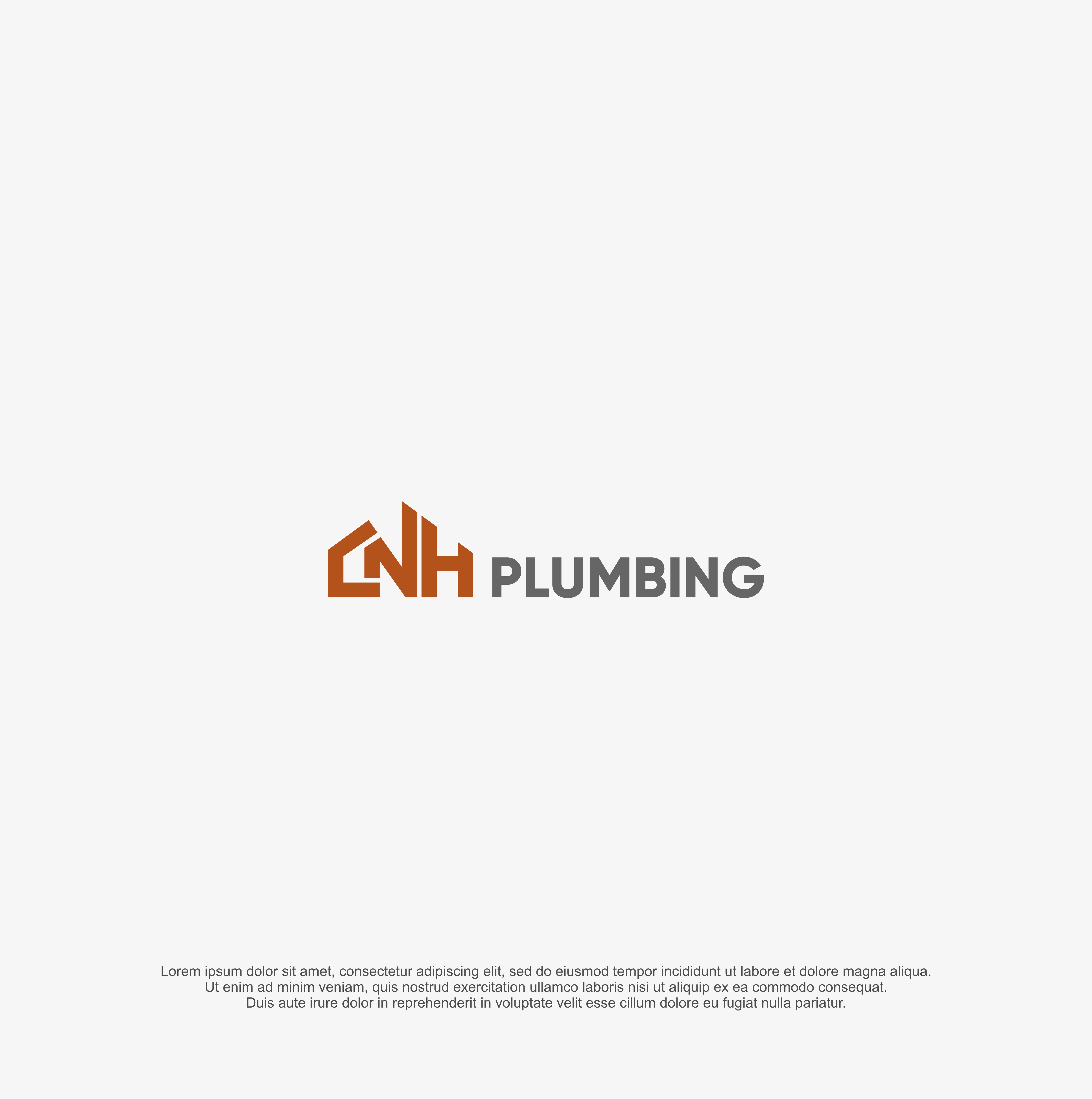 Logo Design by R!CKY for CNH Plumbing Pty Ltd | Design #27962217