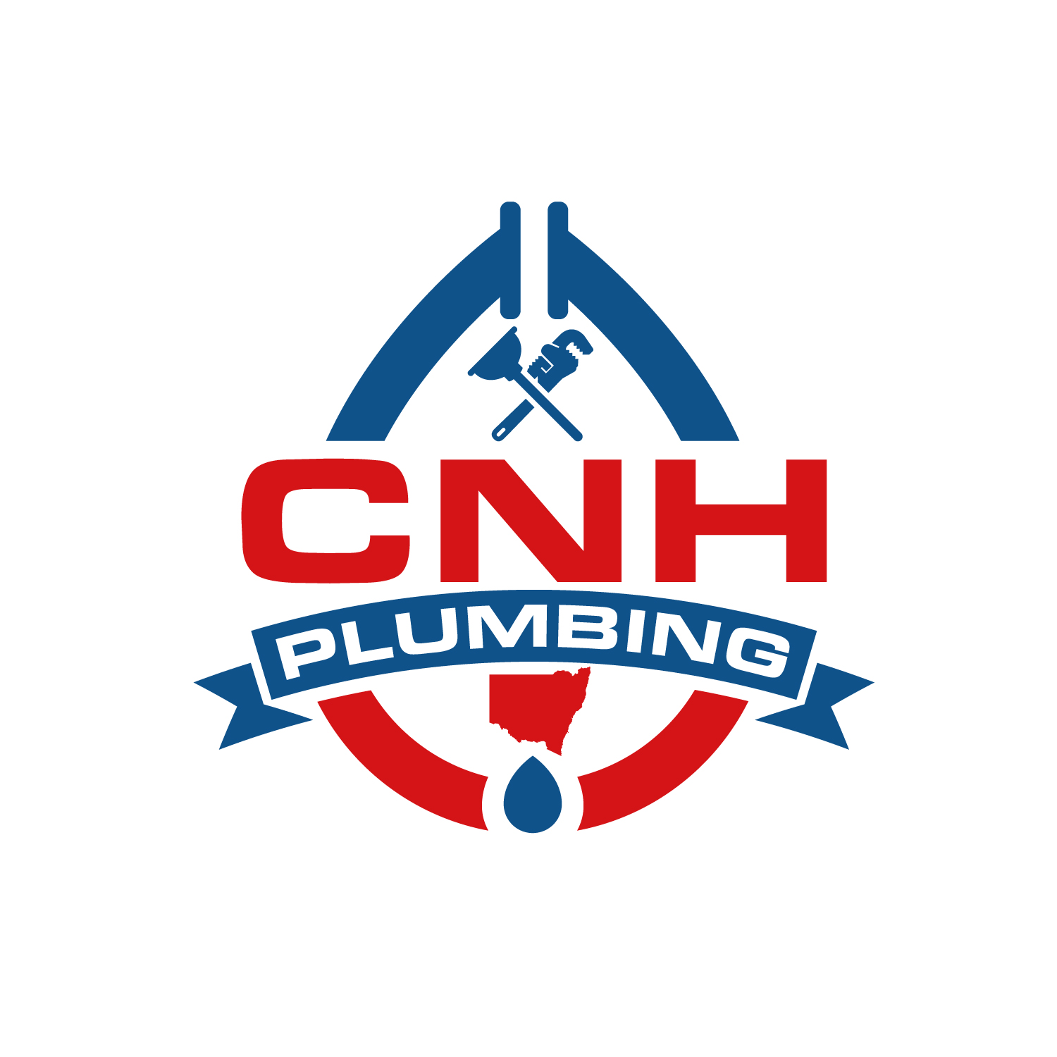 Logo Design by Dream Logo Design for CNH Plumbing Pty Ltd | Design #27940112