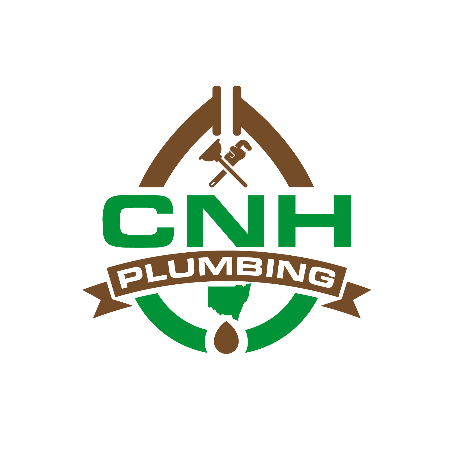 Logo Design by Dream Logo Design for CNH Plumbing Pty Ltd | Design #27963449
