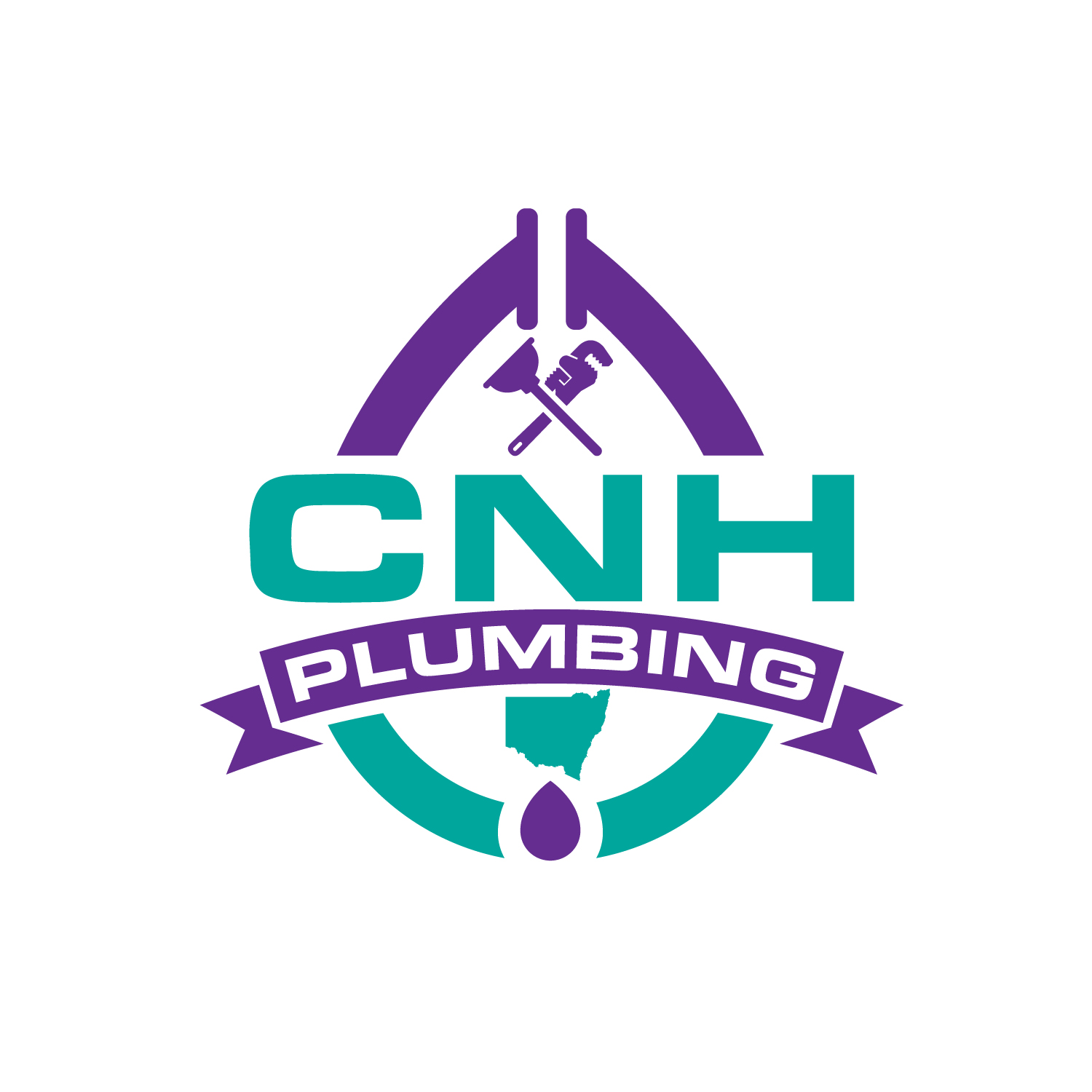 Logo Design by Dream Logo Design for CNH Plumbing Pty Ltd | Design #27963453