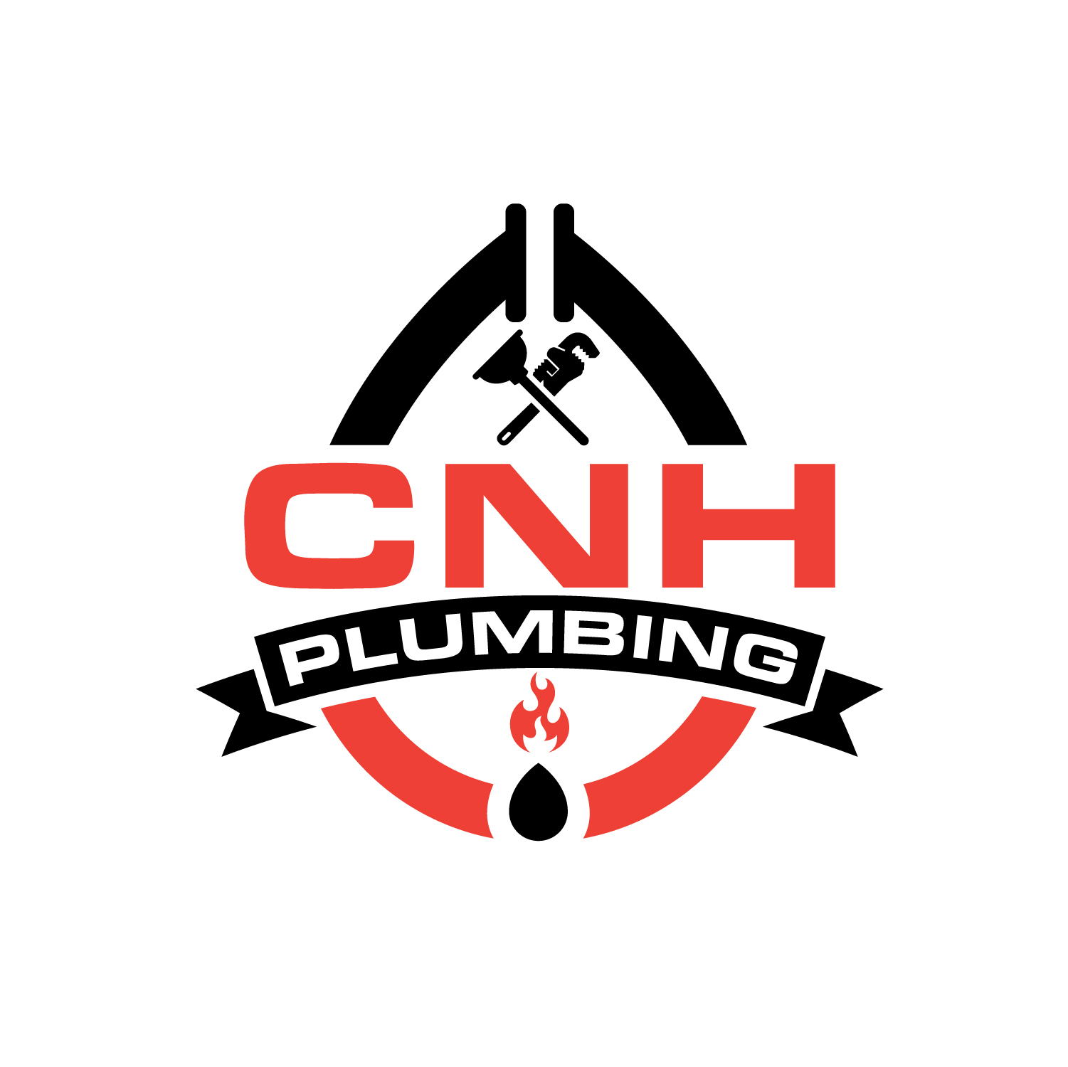 Logo Design by Dream Logo Design for CNH Plumbing Pty Ltd | Design #27963560