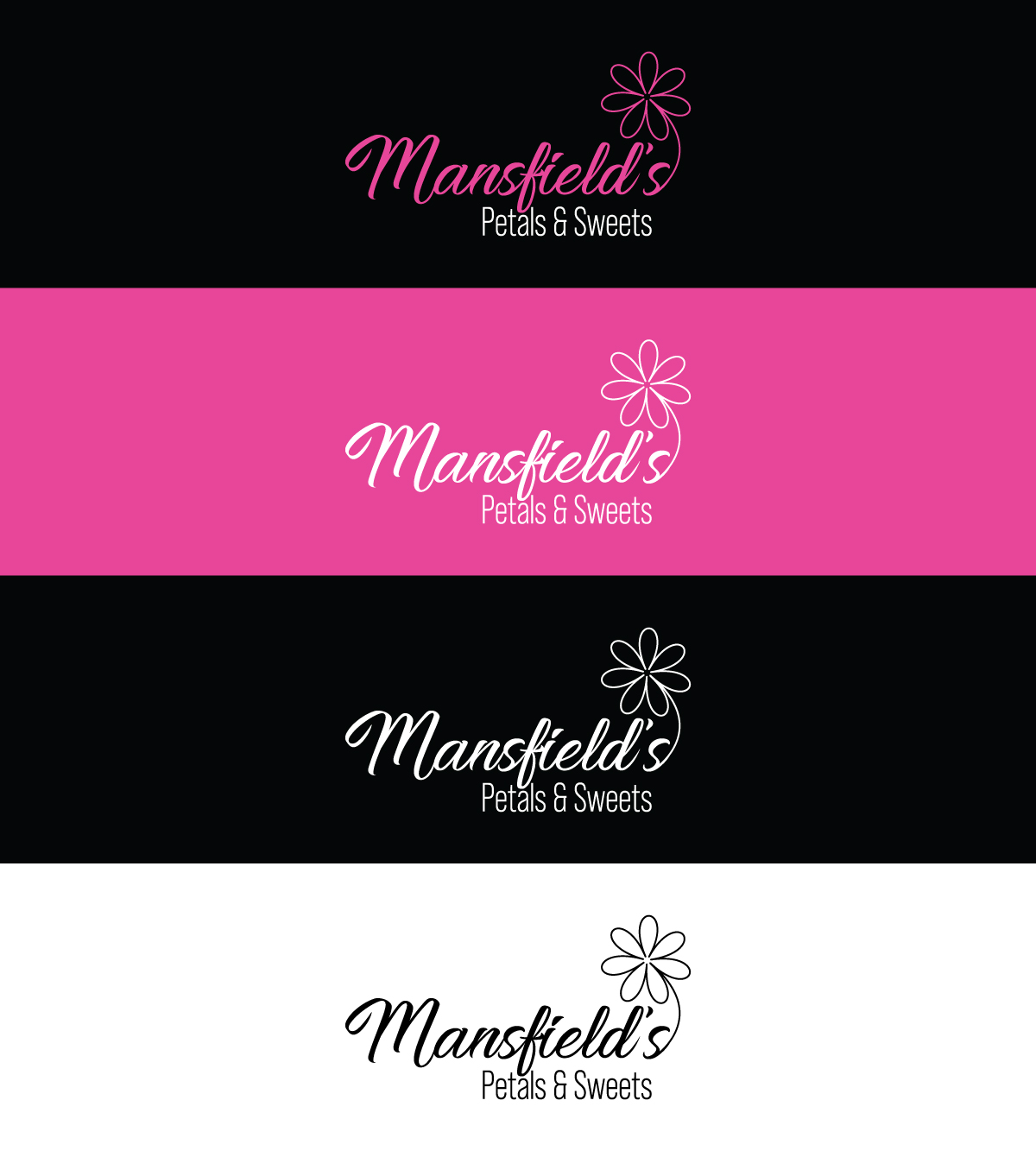 Logo Design by Shahbaz Studios for Mansfields Petals And Sweets | Design #27937371