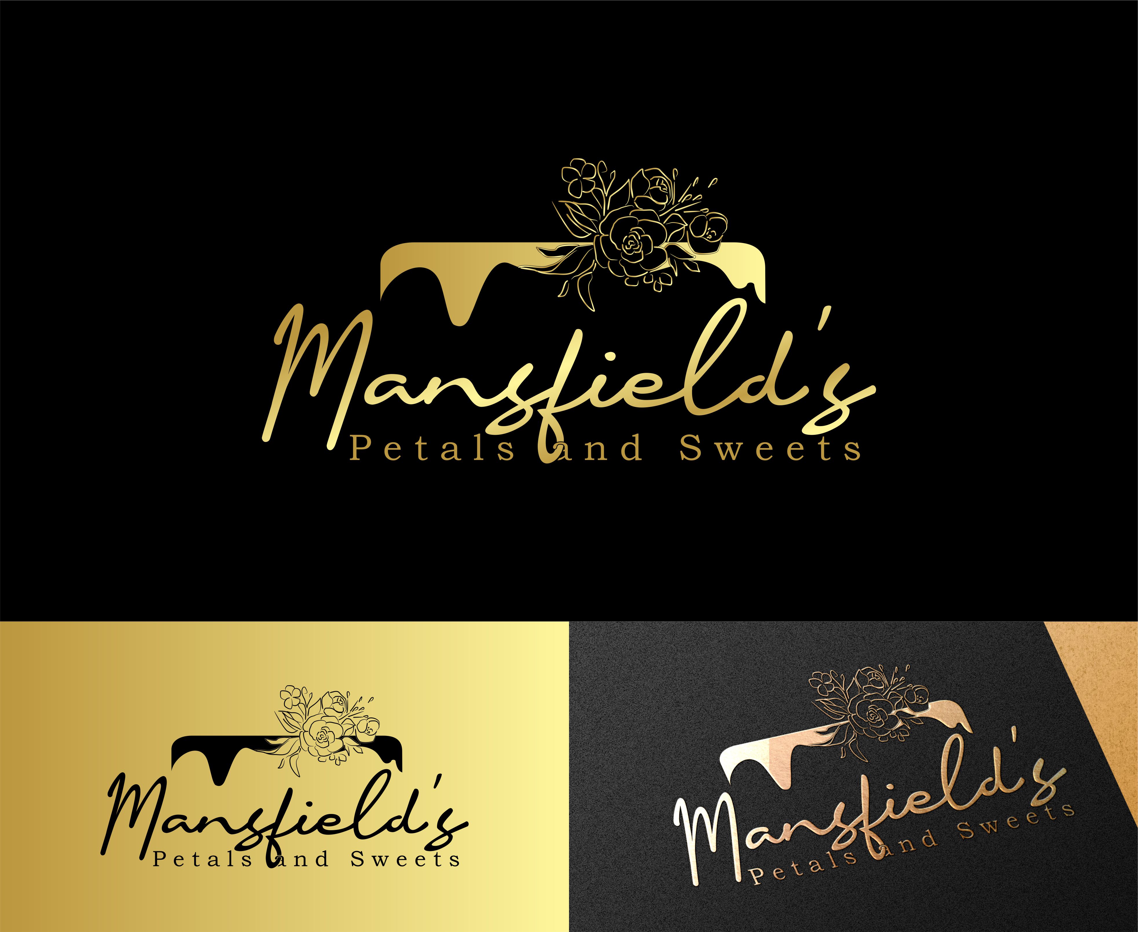 Logo Design by vta for Mansfields Petals And Sweets | Design #27936639