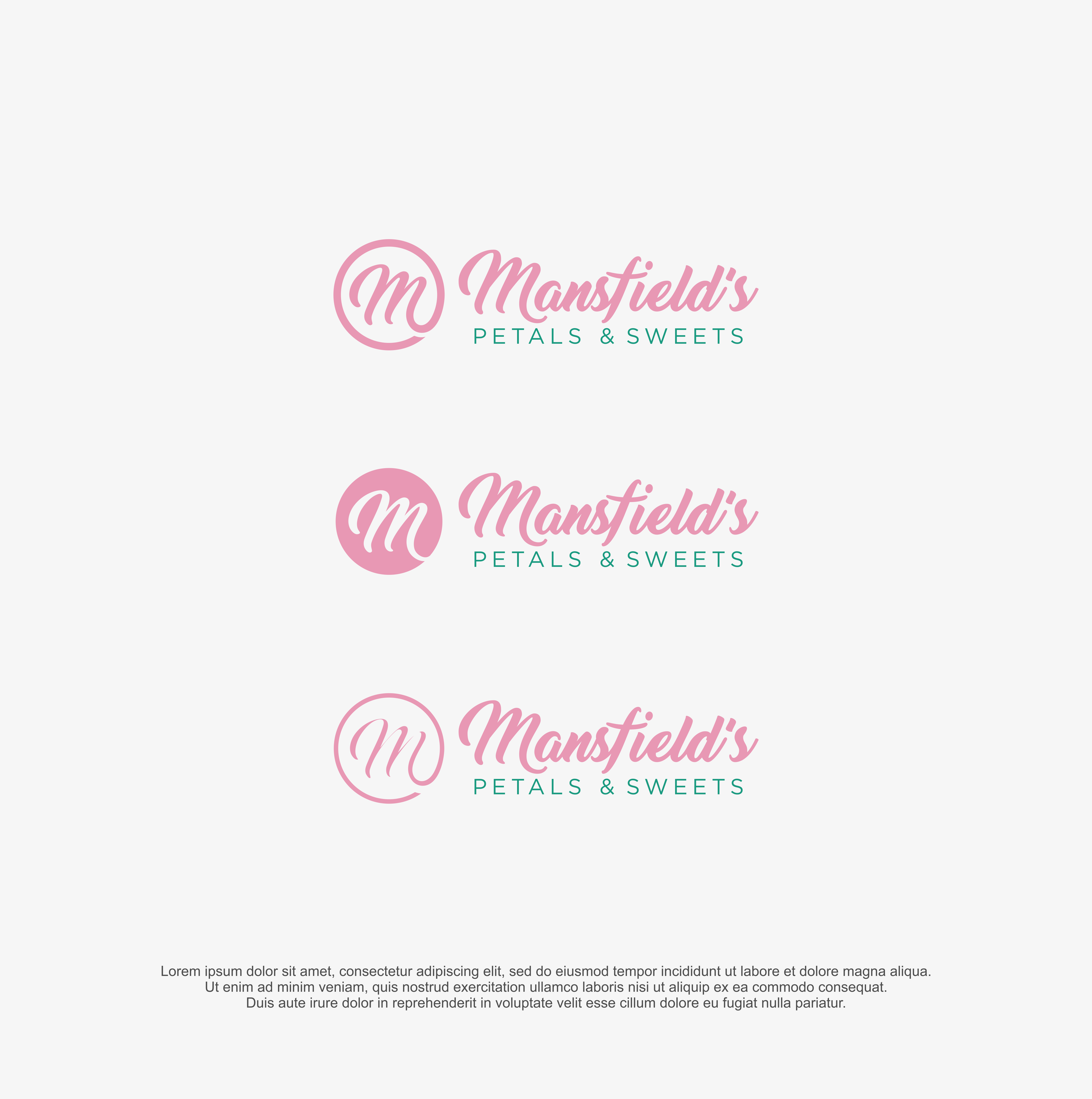 Logo Design by R!CKY for Mansfields Petals And Sweets | Design #27948652