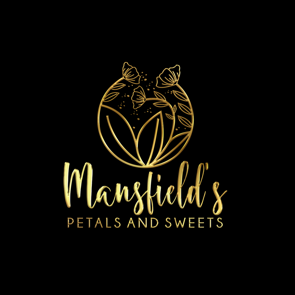 Logo Design by SteffySummer for Mansfields Petals And Sweets | Design #27936591