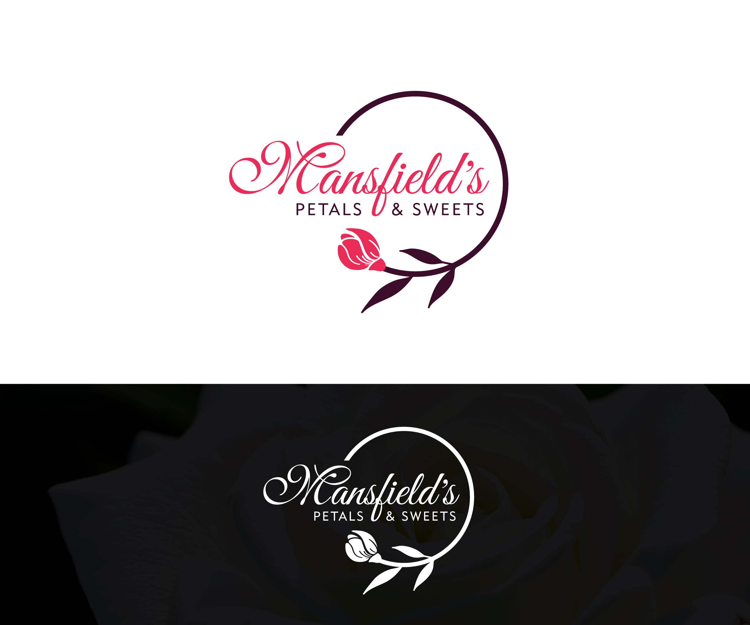 Logo Design by ecorokerz for Mansfields Petals And Sweets | Design #27937792