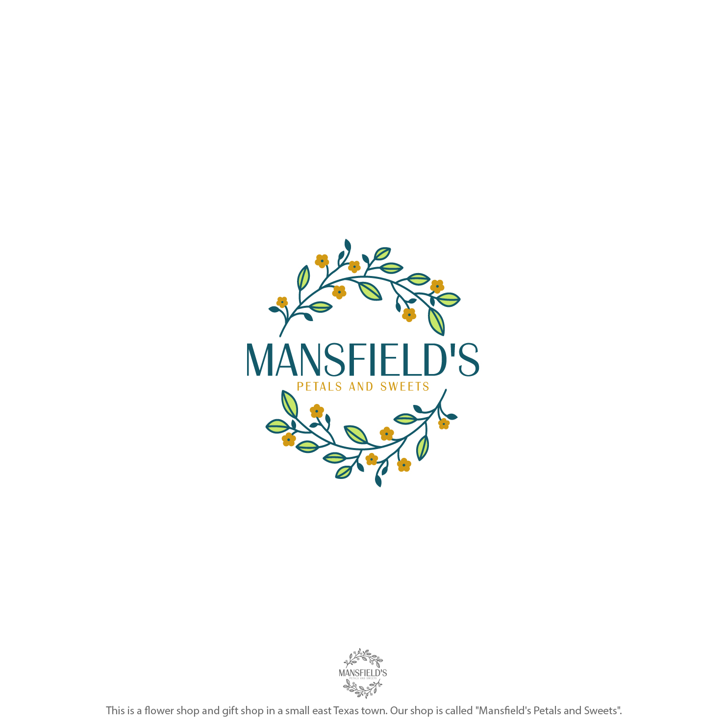 Logo Design by 4tech services for Mansfields Petals And Sweets | Design #27936015