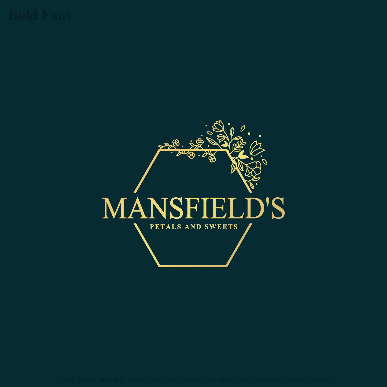 Logo Design by 4tech services for Mansfields Petals And Sweets | Design #27940552