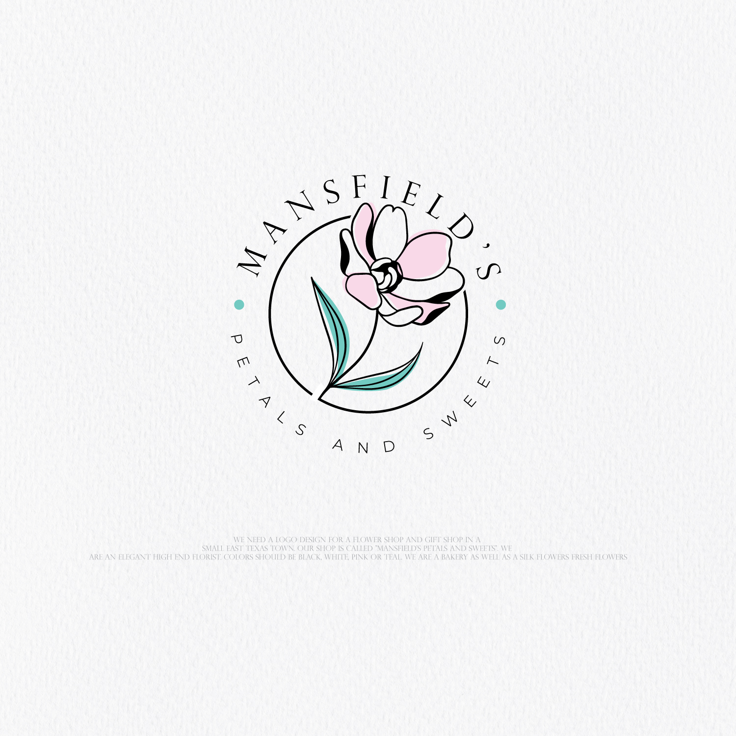 Logo Design by RAMDHONU for Mansfields Petals And Sweets | Design #27939886