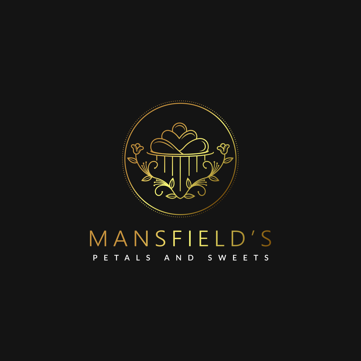 Logo Design by Kreative Destiny for Mansfields Petals And Sweets | Design #27946551