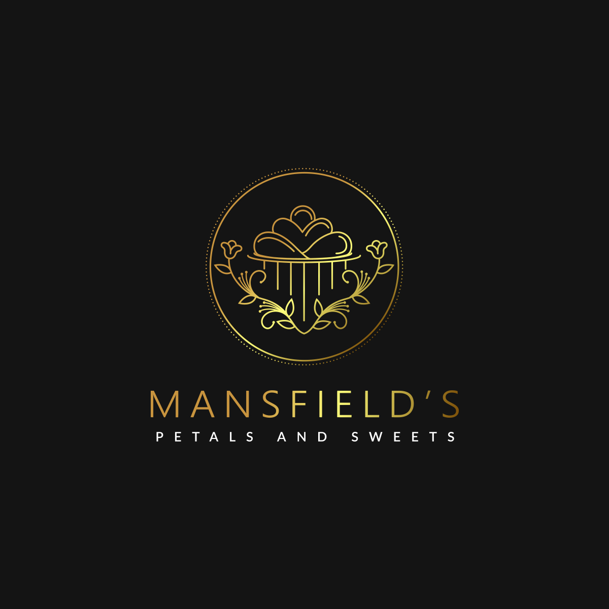 Logo Design by Kreative Destiny for Mansfields Petals And Sweets | Design #27946552