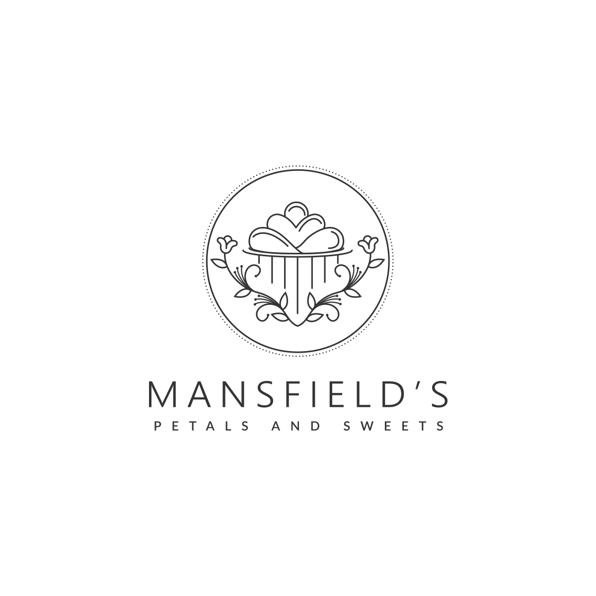 Logo Design by Kreative Destiny for Mansfields Petals And Sweets | Design #27946553