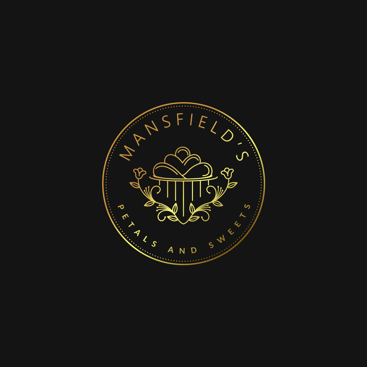Logo Design by Kreative Destiny for Mansfields Petals And Sweets | Design #27950553