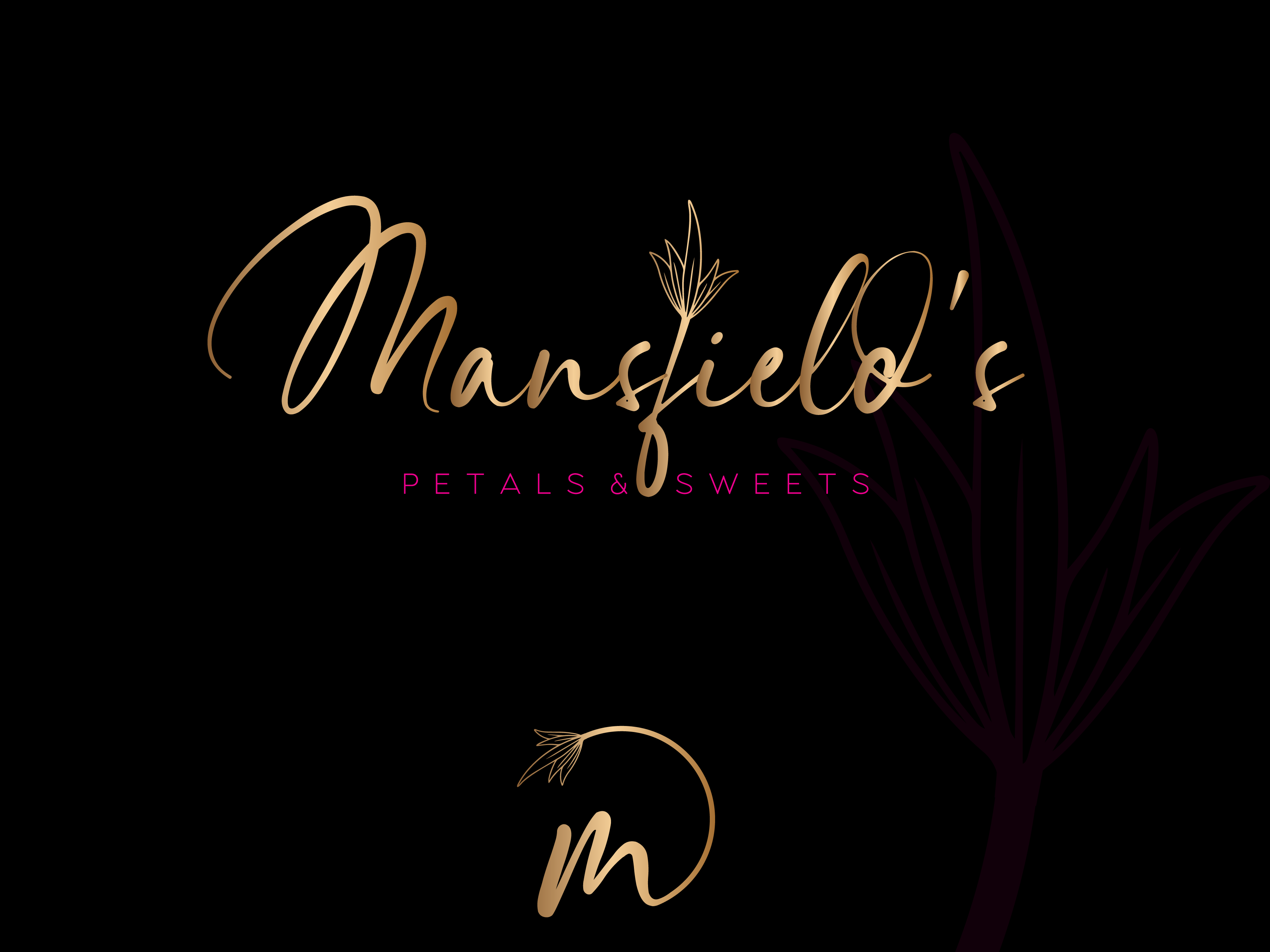 Logo Design by tonkica for Mansfields Petals And Sweets | Design #27957644