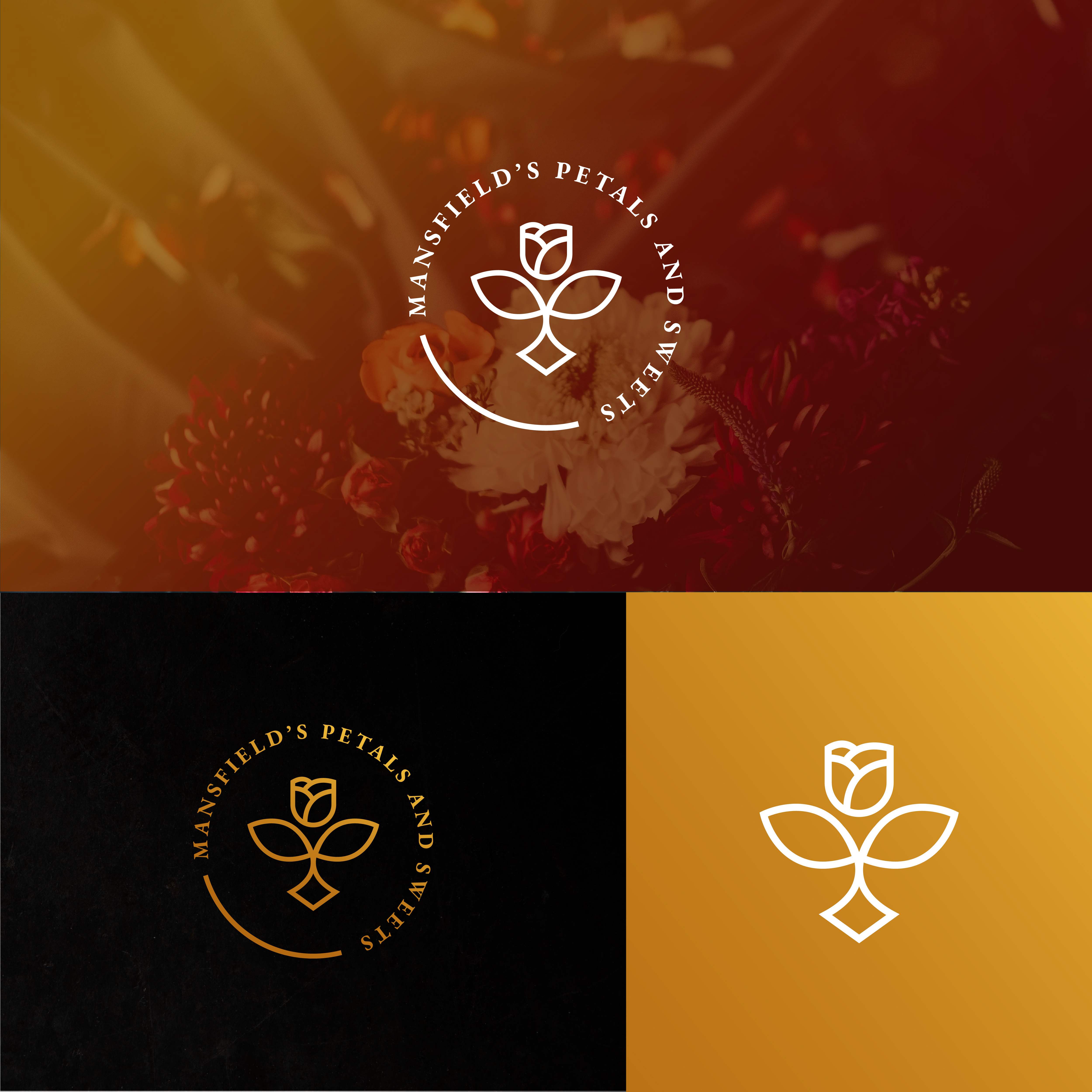 Logo Design by A.R.D.P for Mansfields Petals And Sweets | Design #27943620