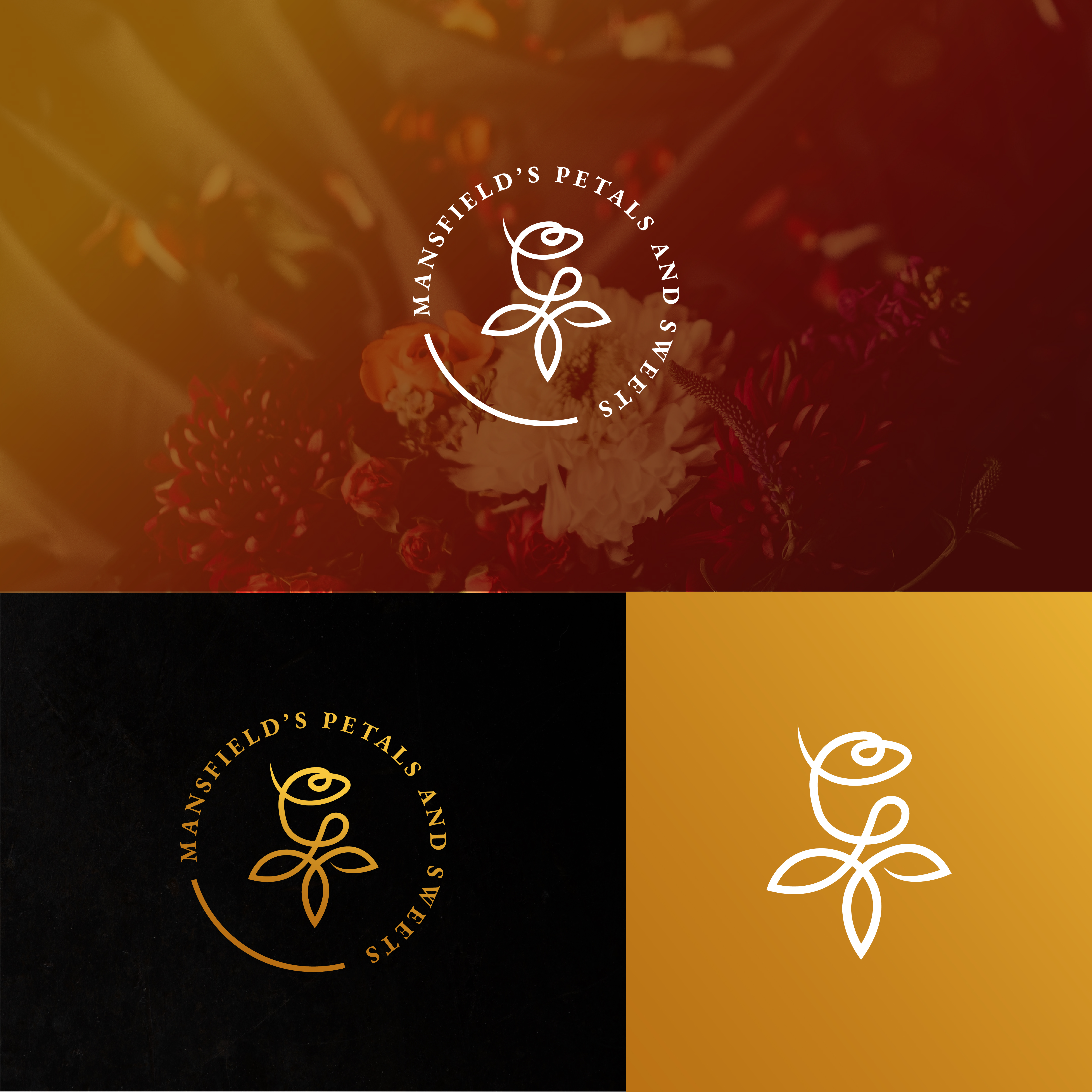 Logo Design by A.R.D.P for Mansfields Petals And Sweets | Design #27949335