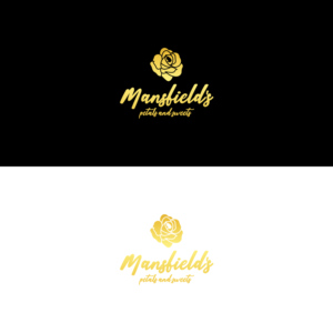 Logo-Design von Tangantengen für Mansfields Petals And Sweets | Design #27943031