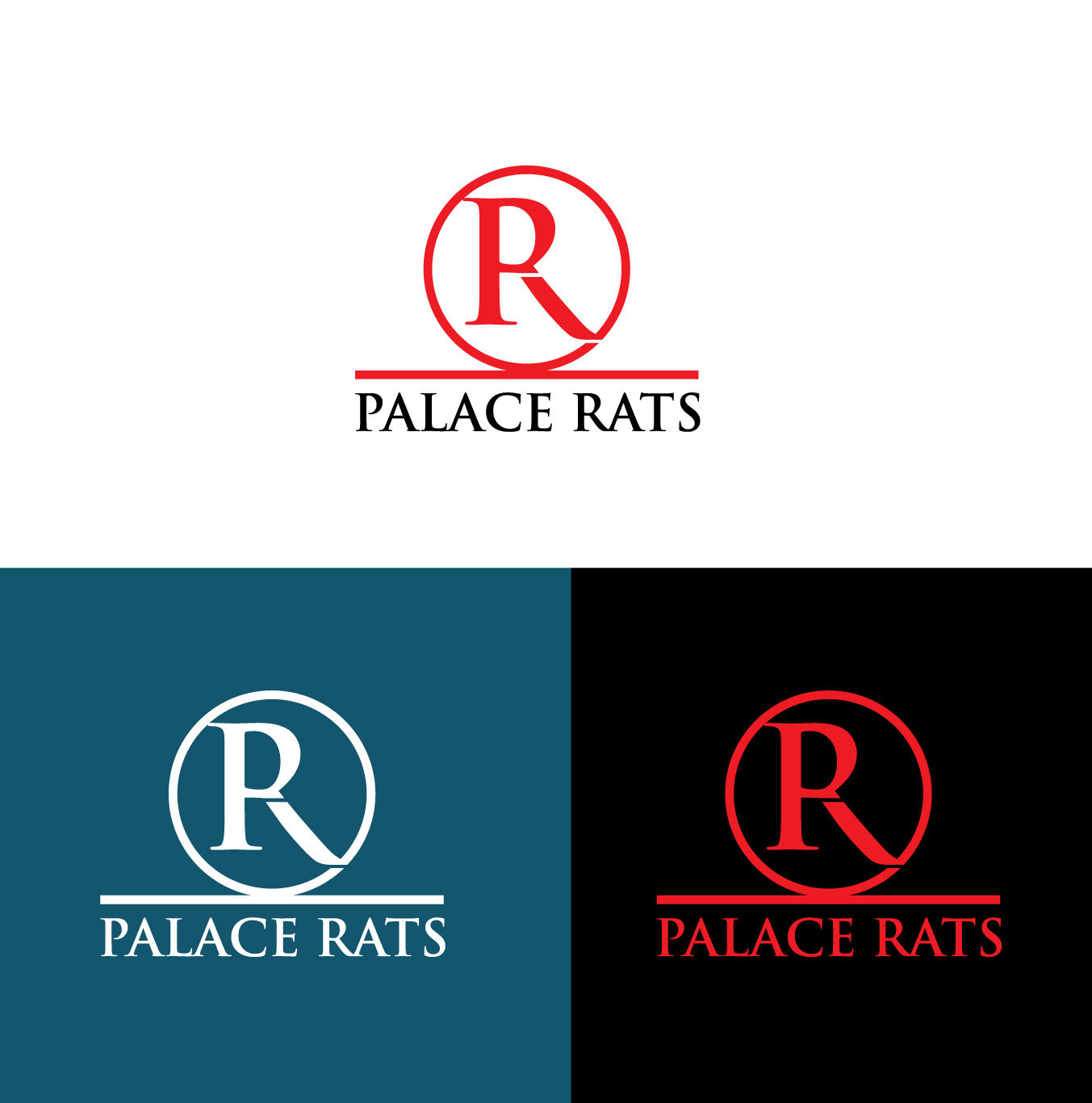 Logo- und Visitenkarten-Design von www.info.hajerabegum für Palace Rats | Design #27940730