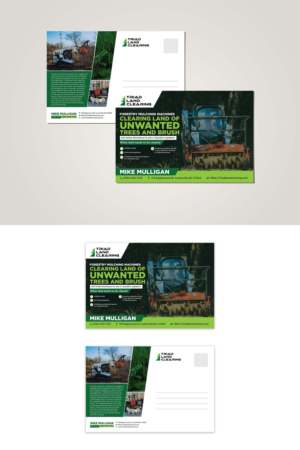 Postkarten-Design von Design Motion für Triad Land Clearing  | Design #27970006