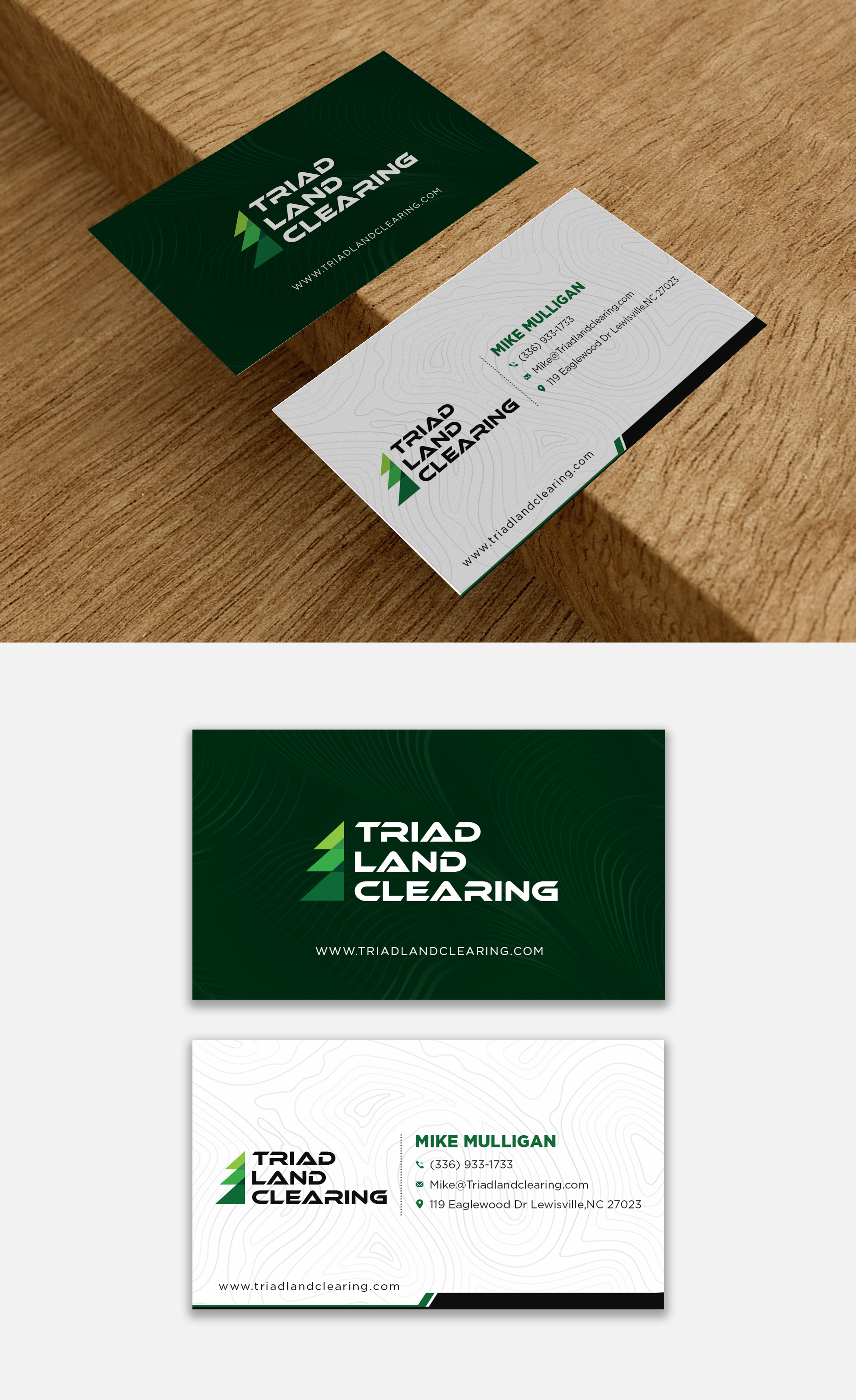 Postcard Design by debdesign for Triad Land Clearing  | Design #27945296